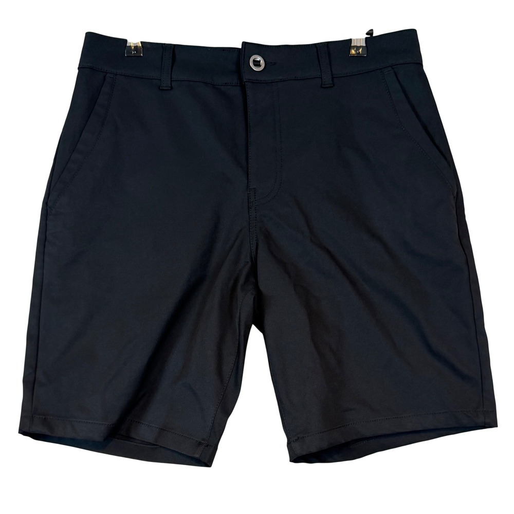 32 Degrees Cool Mens Stretch Short Black 9 Inch Inseam Size 30 Golf Gorpcore